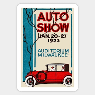 1923 Auto Show, Milwaukee, Wisconsin Magnet